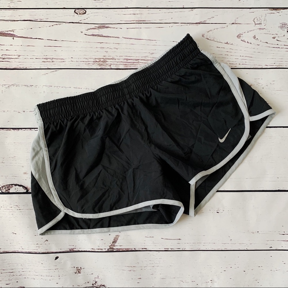 Nike Dri-Fit Black Running Shorts w/ Brief Liner